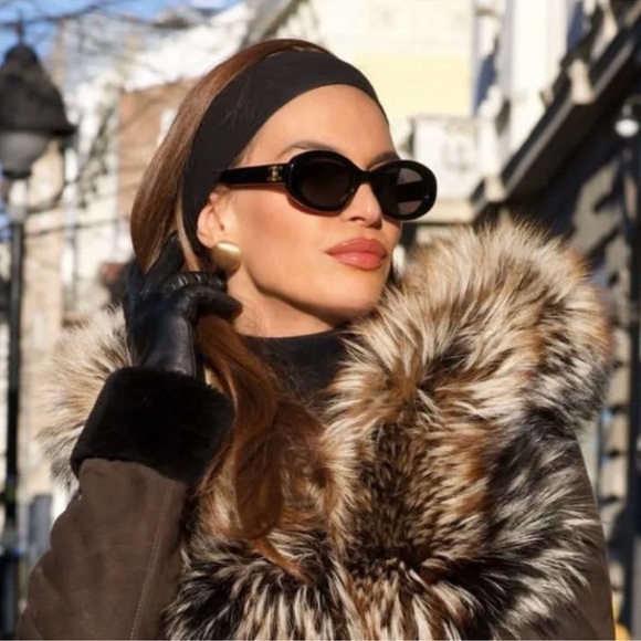 Authentic Celine Triomphe Oval Sunglasses - Picture 1 of 6